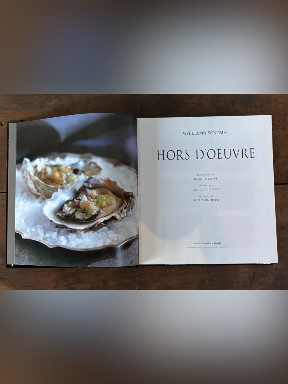 Hardcover Williams-Sonoma Collection: Hors d'Oeuvre CookBook